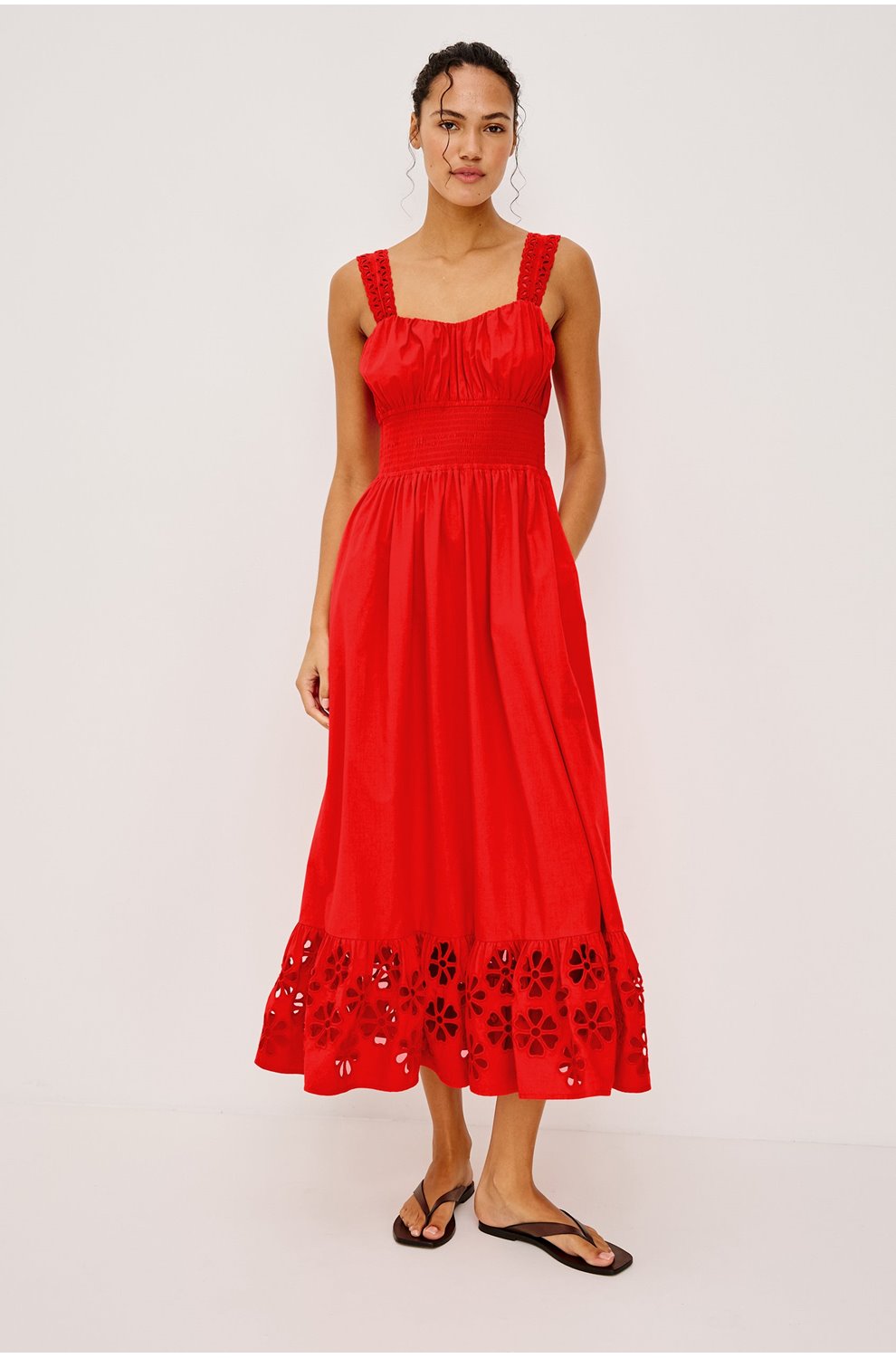 Moira Dress in Scarlett