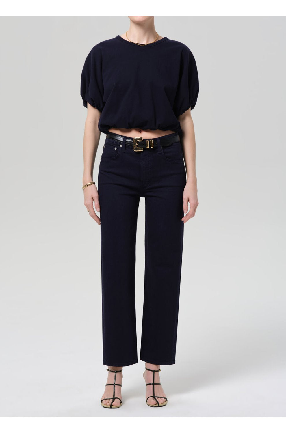 Palma Straight Jean in Navy