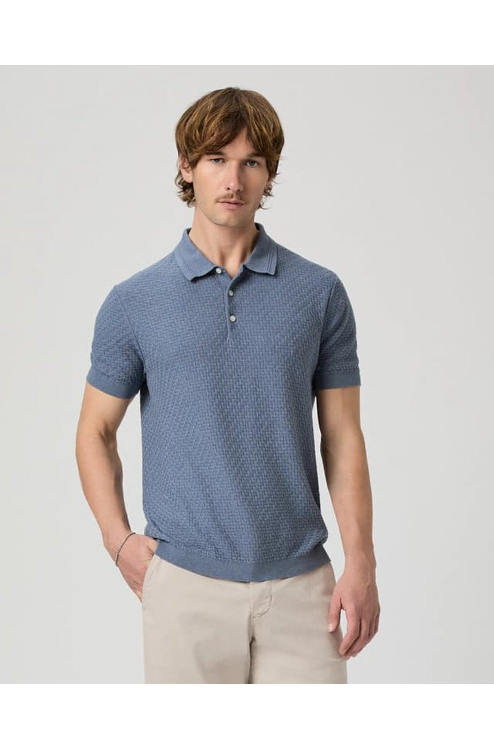 Kiko Sweater Polo in Tidal Wave