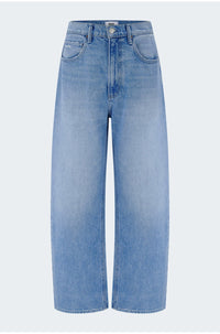 Arellia Ankle Barrel Leg Jean in Fauve