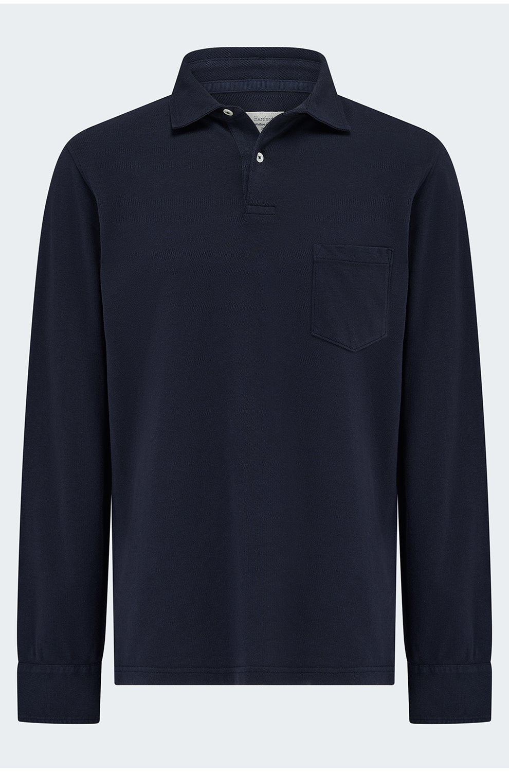 Pique Polo in Navy