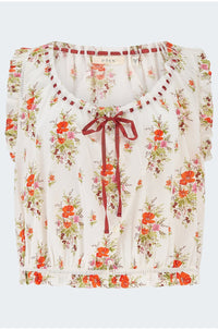 Traveler Top in Rose Petit Bouquet de Chamonix