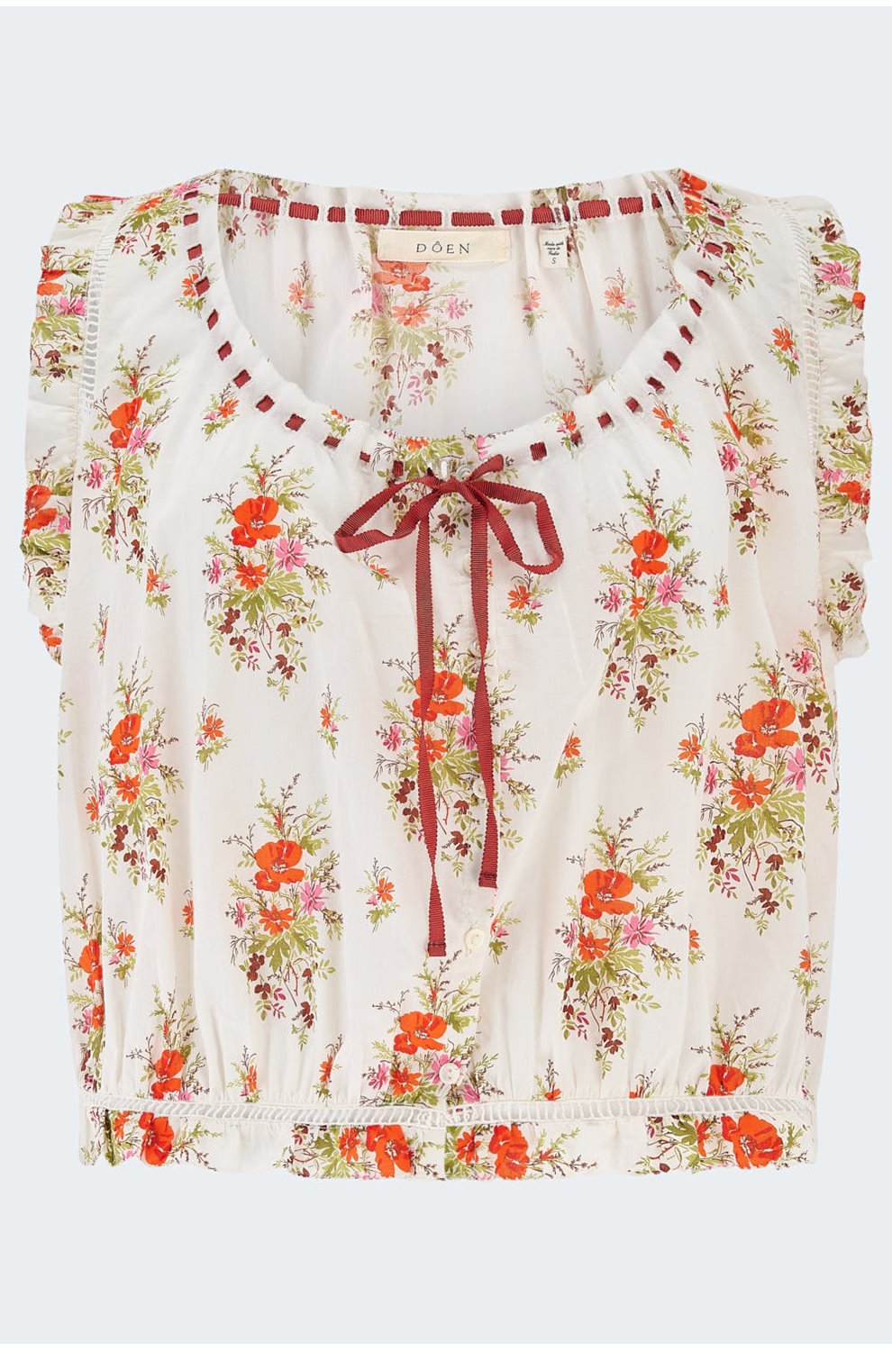 Traveler Top in Rose Petit Bouquet de Chamonix