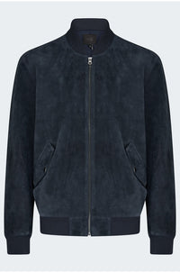 Chen Bomber jacket in Deep Anchor