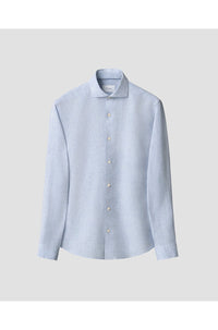 Solid Linen Shirt in Light Blue