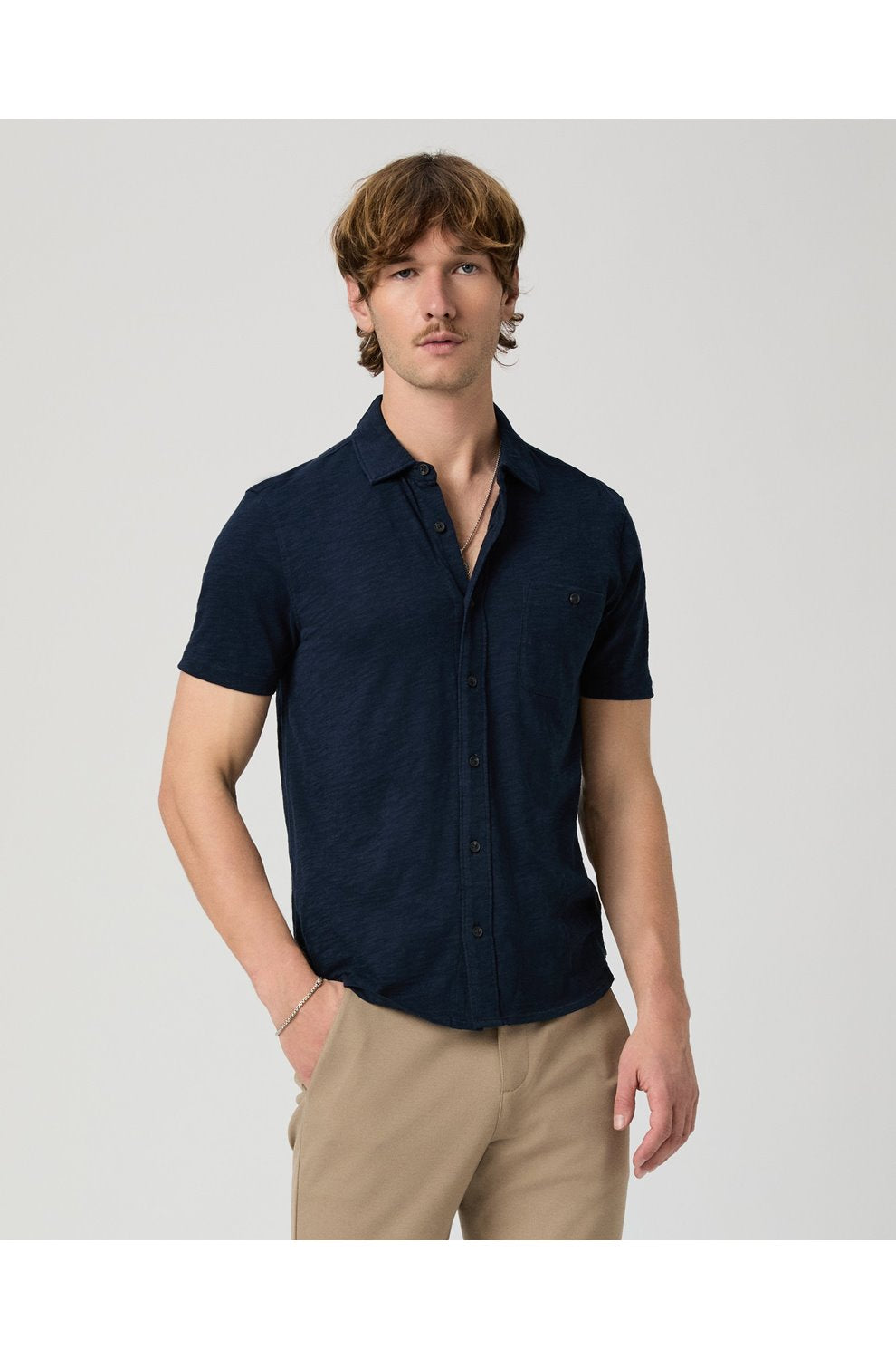 Carillo Short Sleeve Top in Deep Anchor