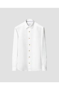 Solid Linen Shirt in White