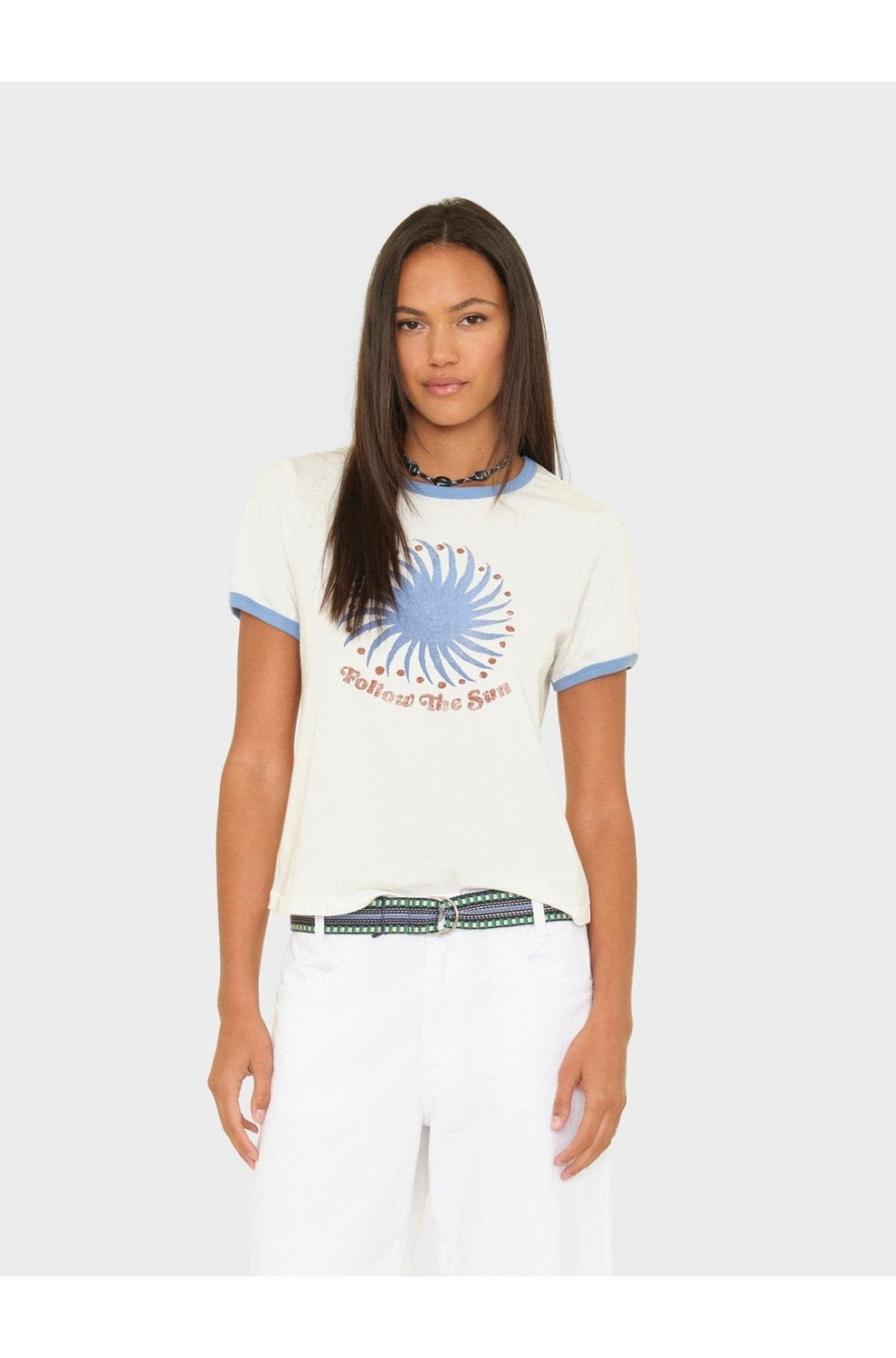 Frankie Tee in Blue Sunrise