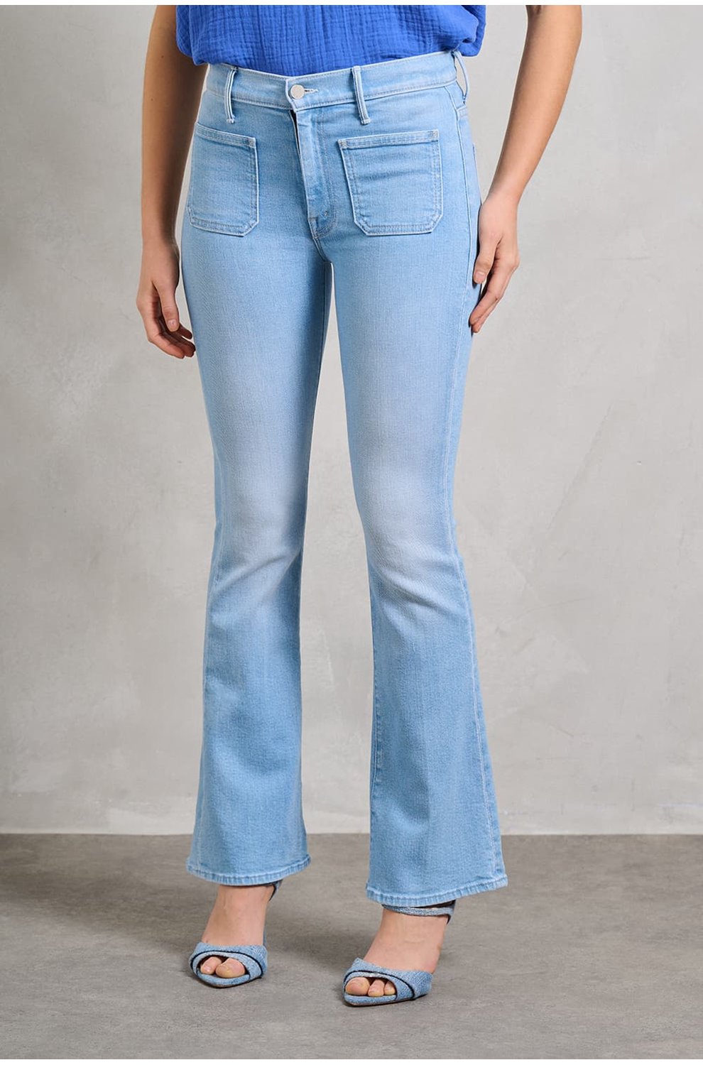 The Patch Pocket Weekender Flare in Sauced by Six