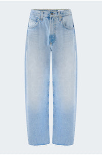 Hattie Crop Barrel Jean in Gesture