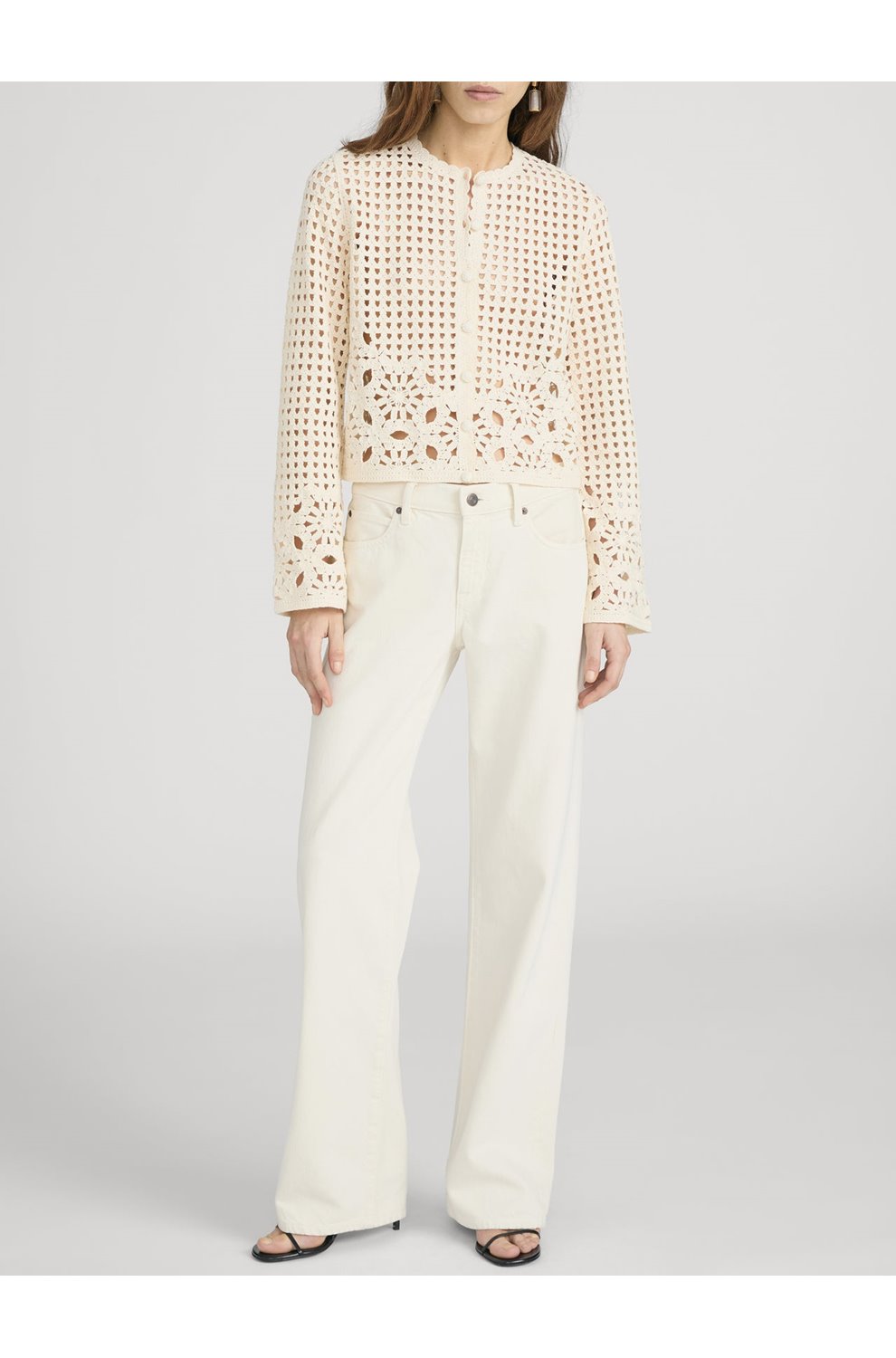 Postcard Cardigan in Cream