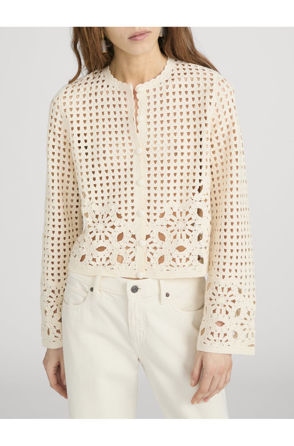 Postcard Cardigan in Cream