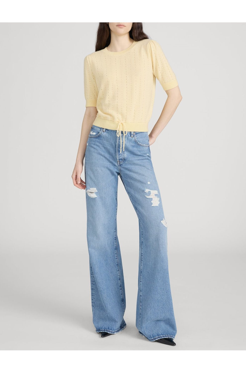 Charm Sweater in Canary