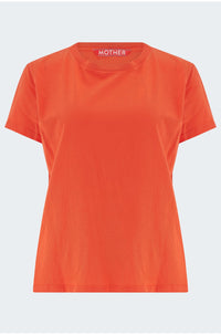 The Goodie Goodie Tee in Mandarin Red