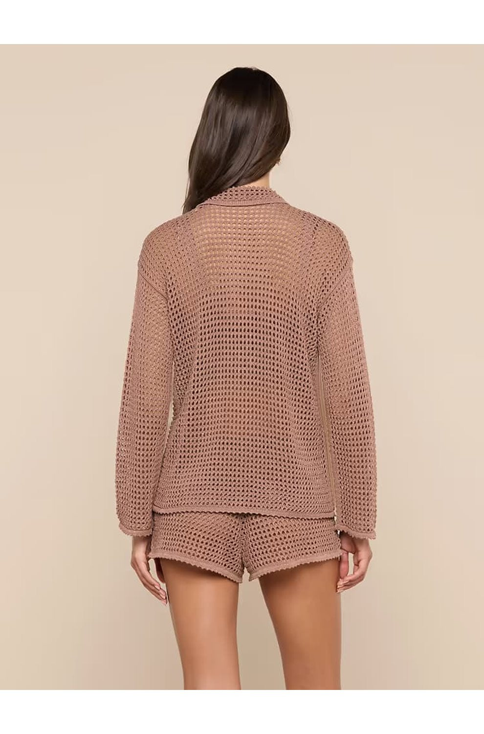 Mariana Knit Cardigan in Hazelnut