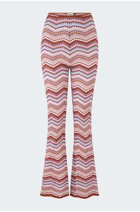 Boni Cotton Knit Trouser in Marla Chevron Multi