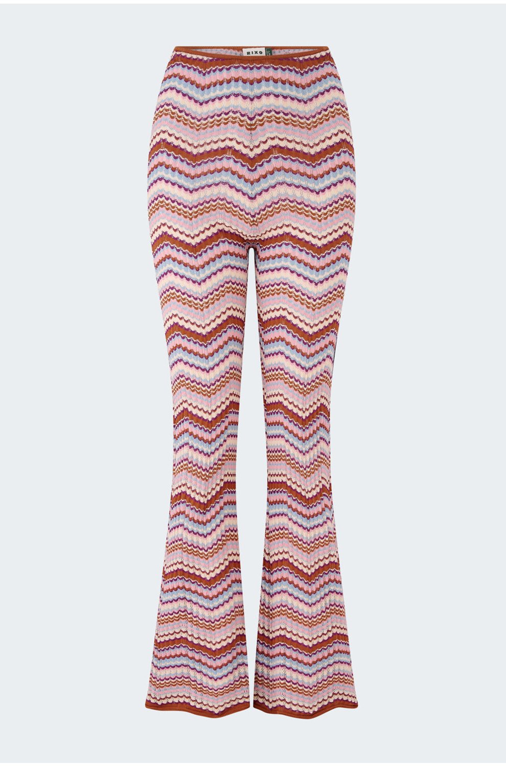 Boni Cotton Knit Trouser in Marla Chevron Multi