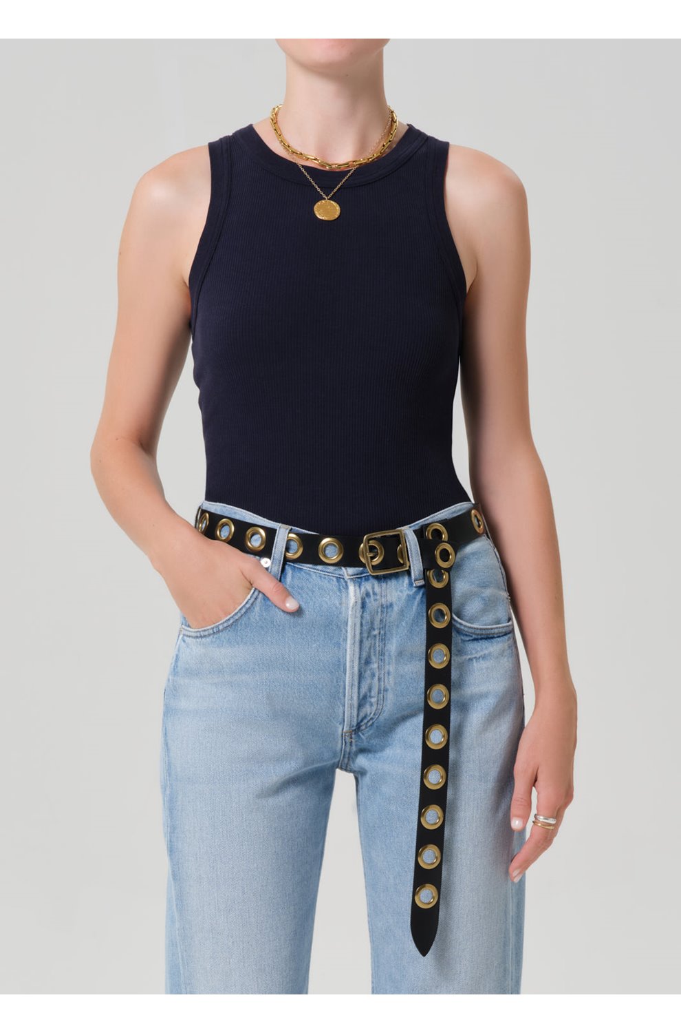 Isabel Tank in Navy
