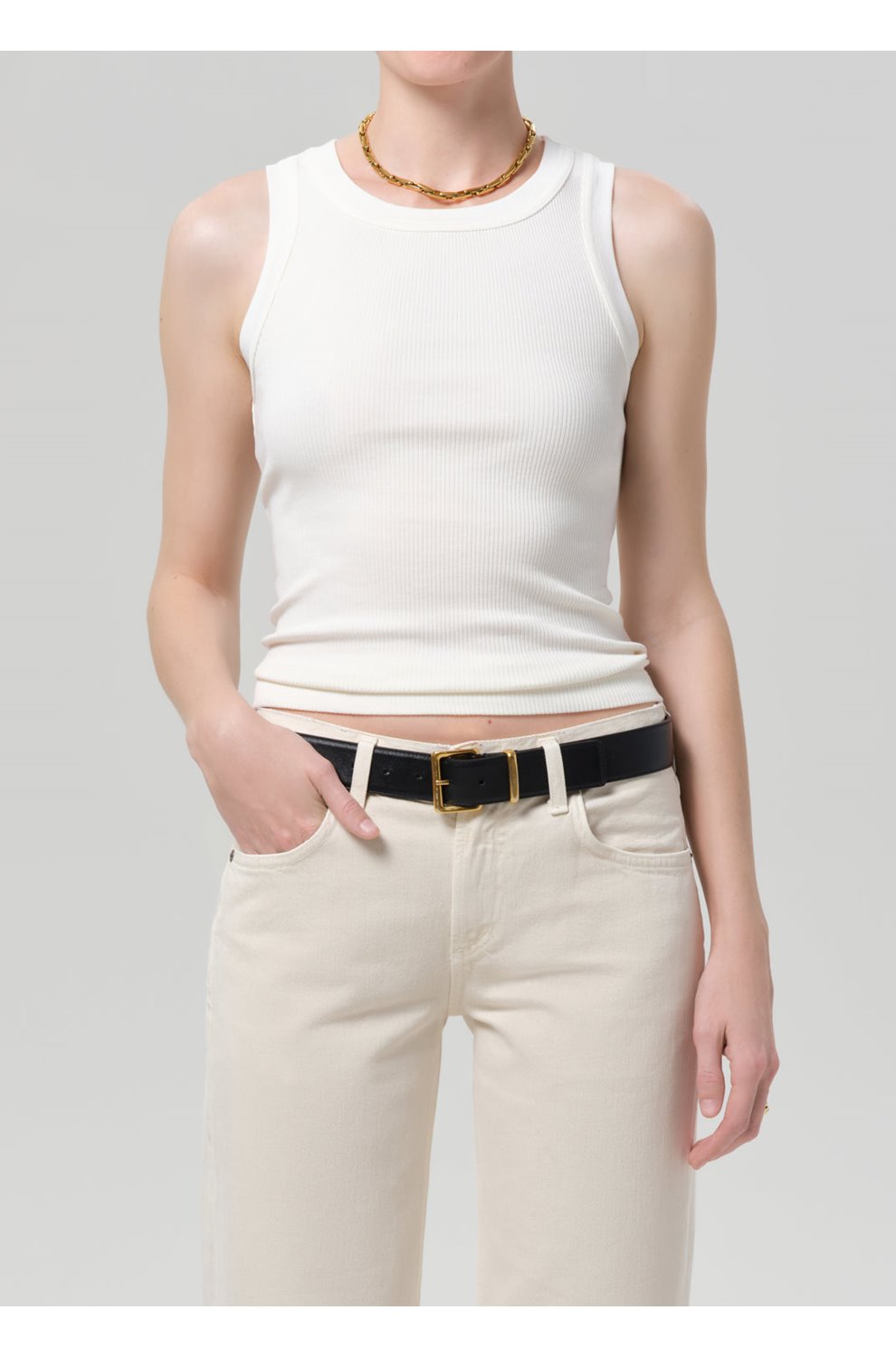 Isabel Tank in Pashmina