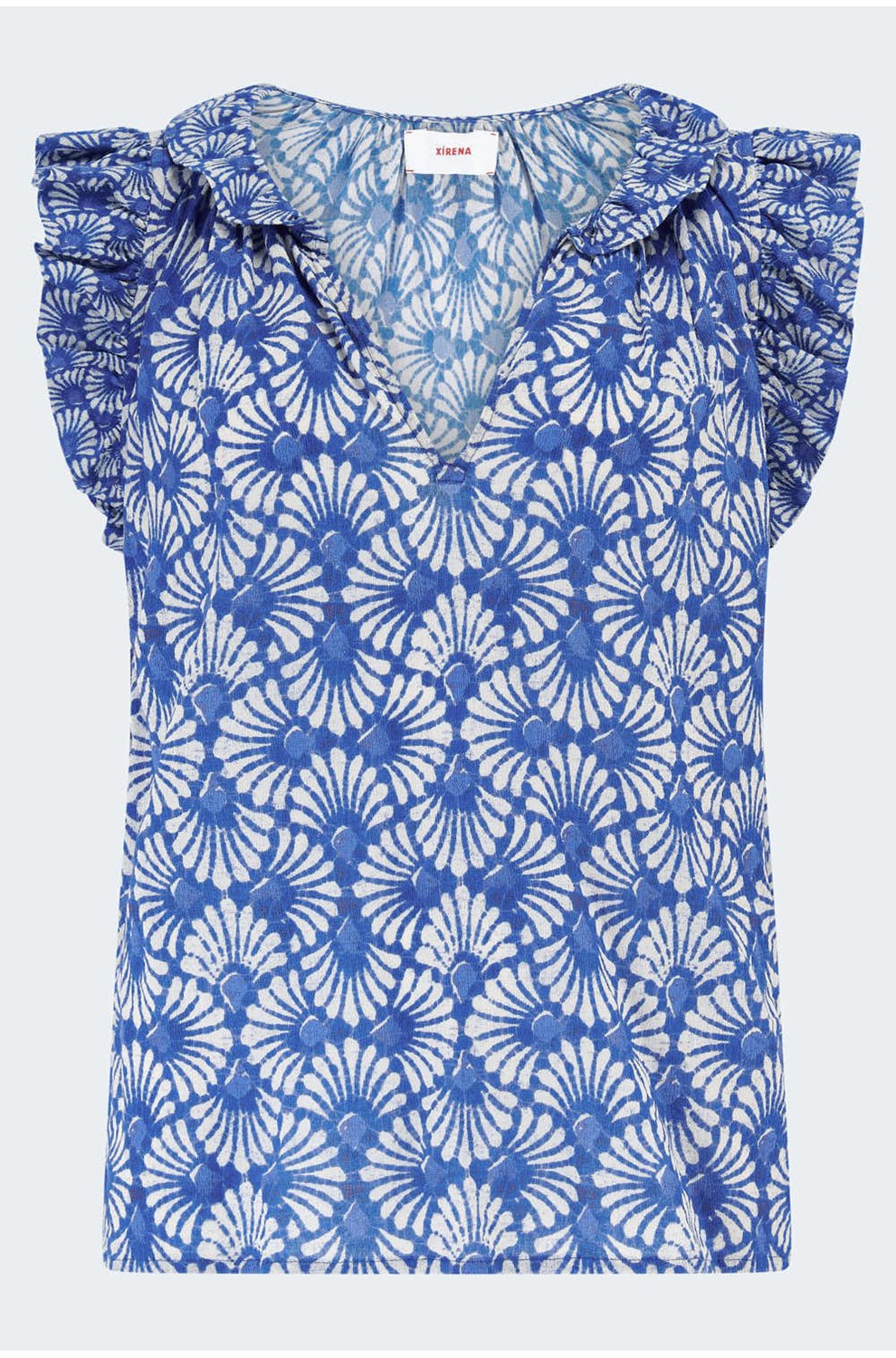 Bex Top in Cobalt Shell Cotton