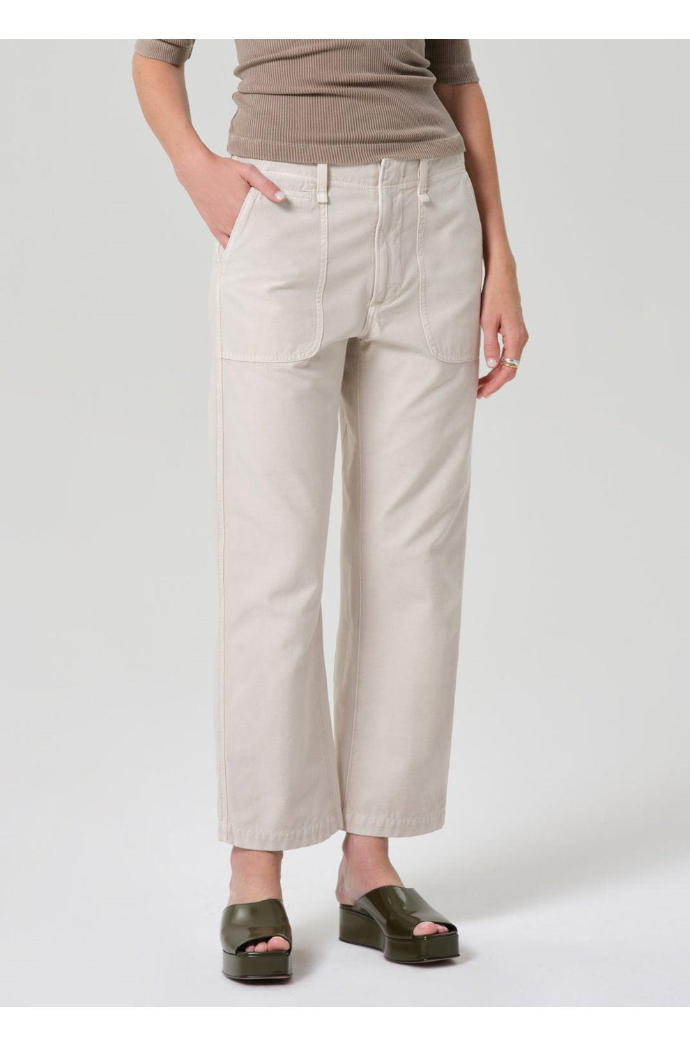 Winslow Utility Trouser in Pale Stone