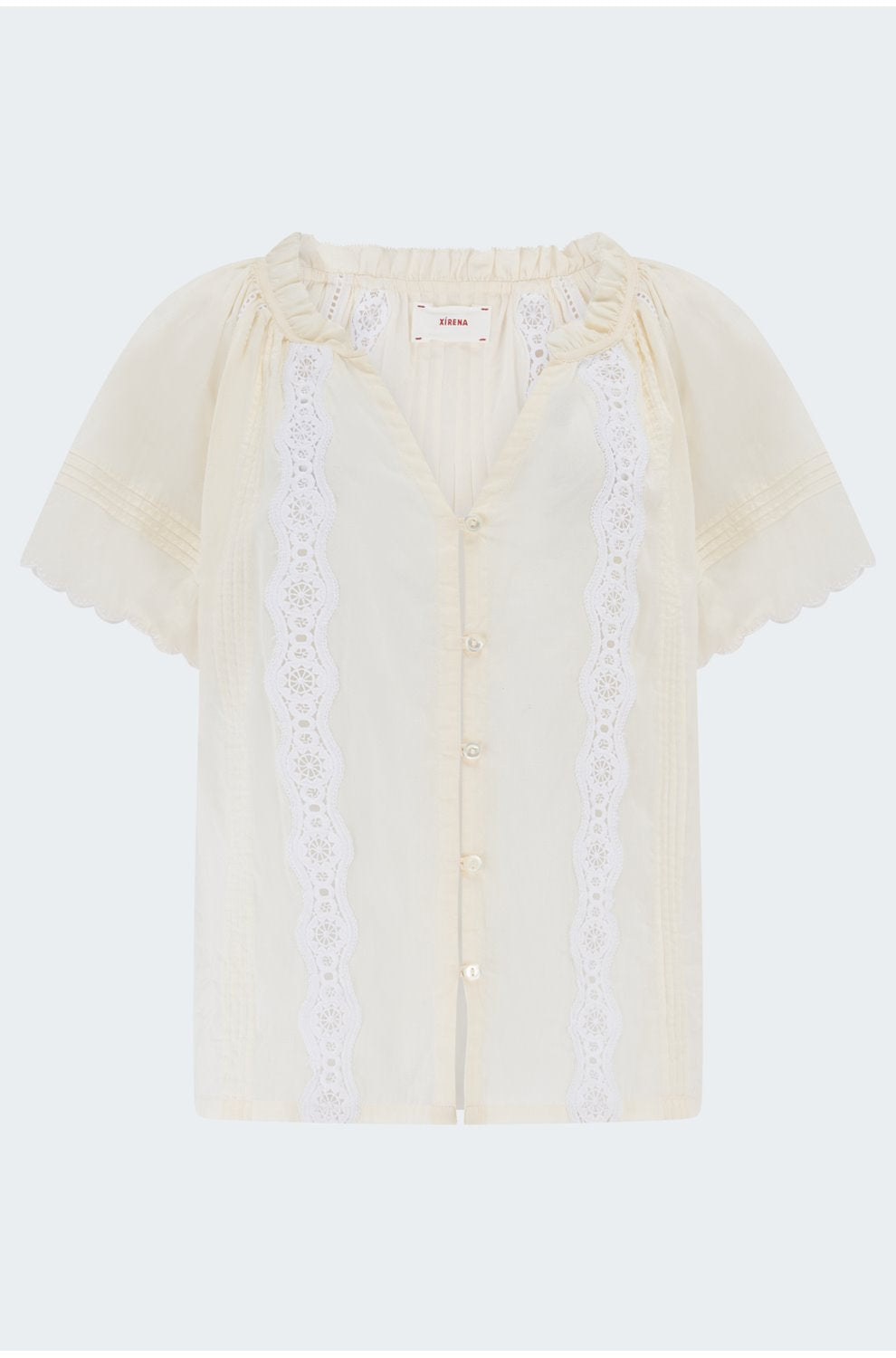 Bianca Shirt in Beige Cream