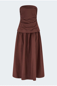 Ciara Dress in Adobe Brown