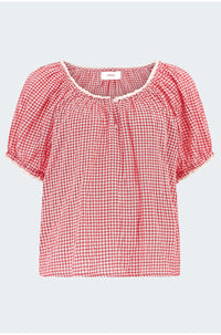 Maisie Top in Cherry Red