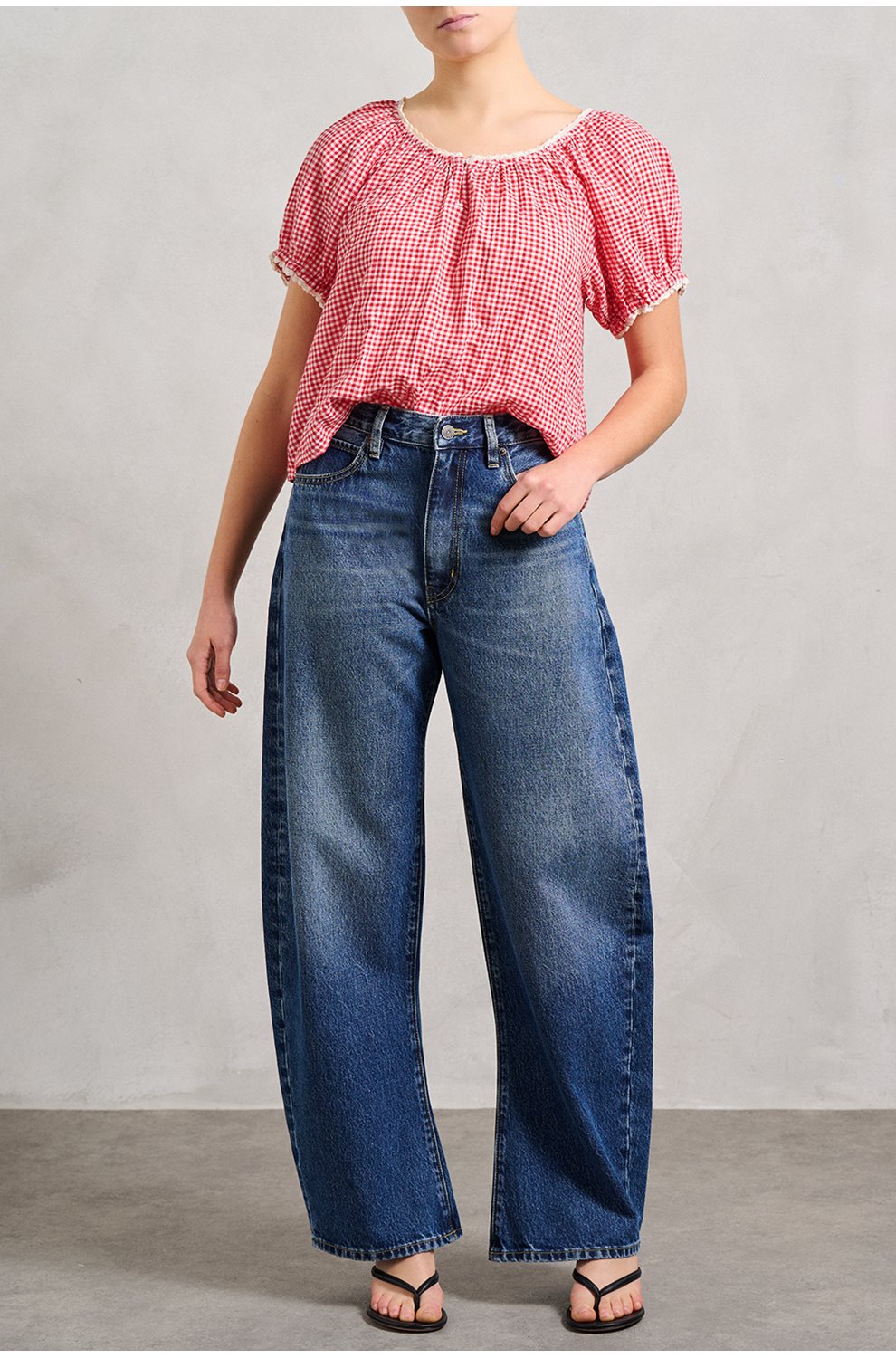 Maisie Top in Cherry Red