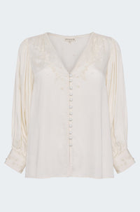 Cleo Blouse in Buttermilk