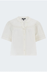 Pasadena Blouse in Ivory