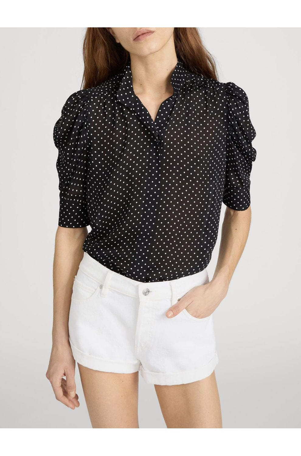 The Gillian Top in Black Multi