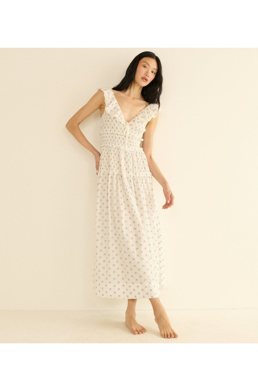 Sorina Dress in Posy Calico
