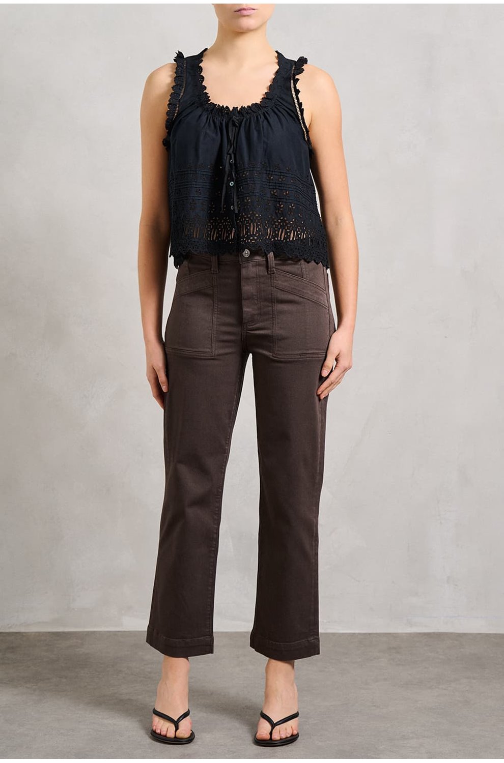 Toussine Top in Black