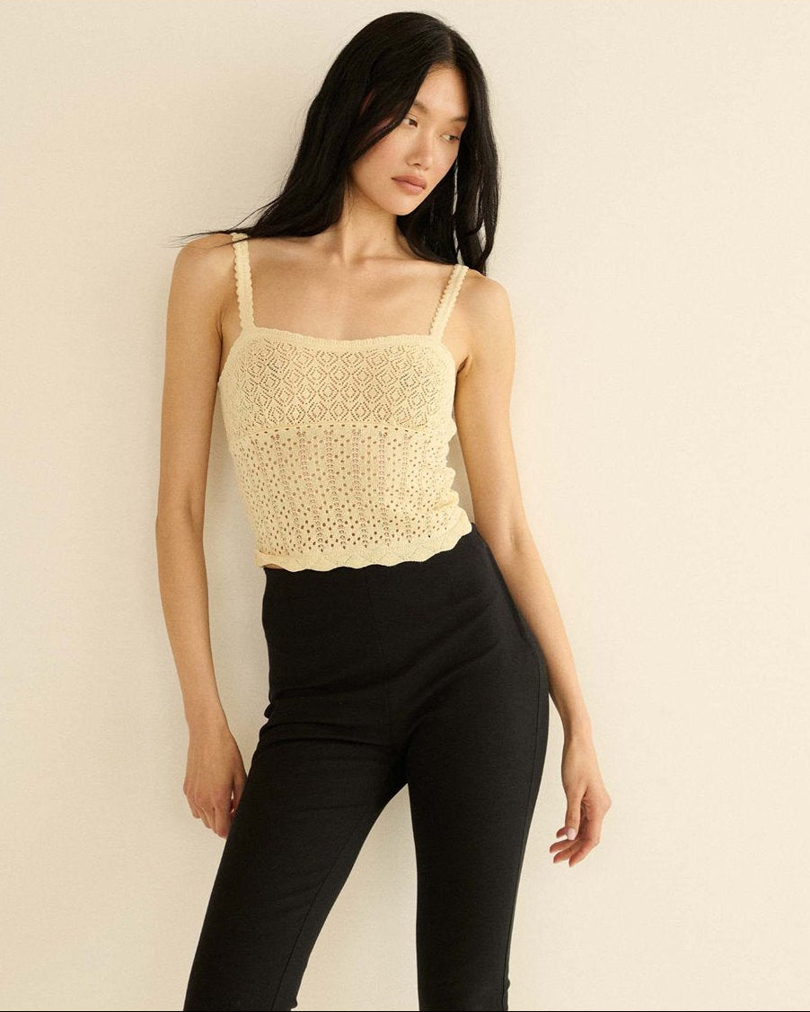 Nadille Top in Vanilla