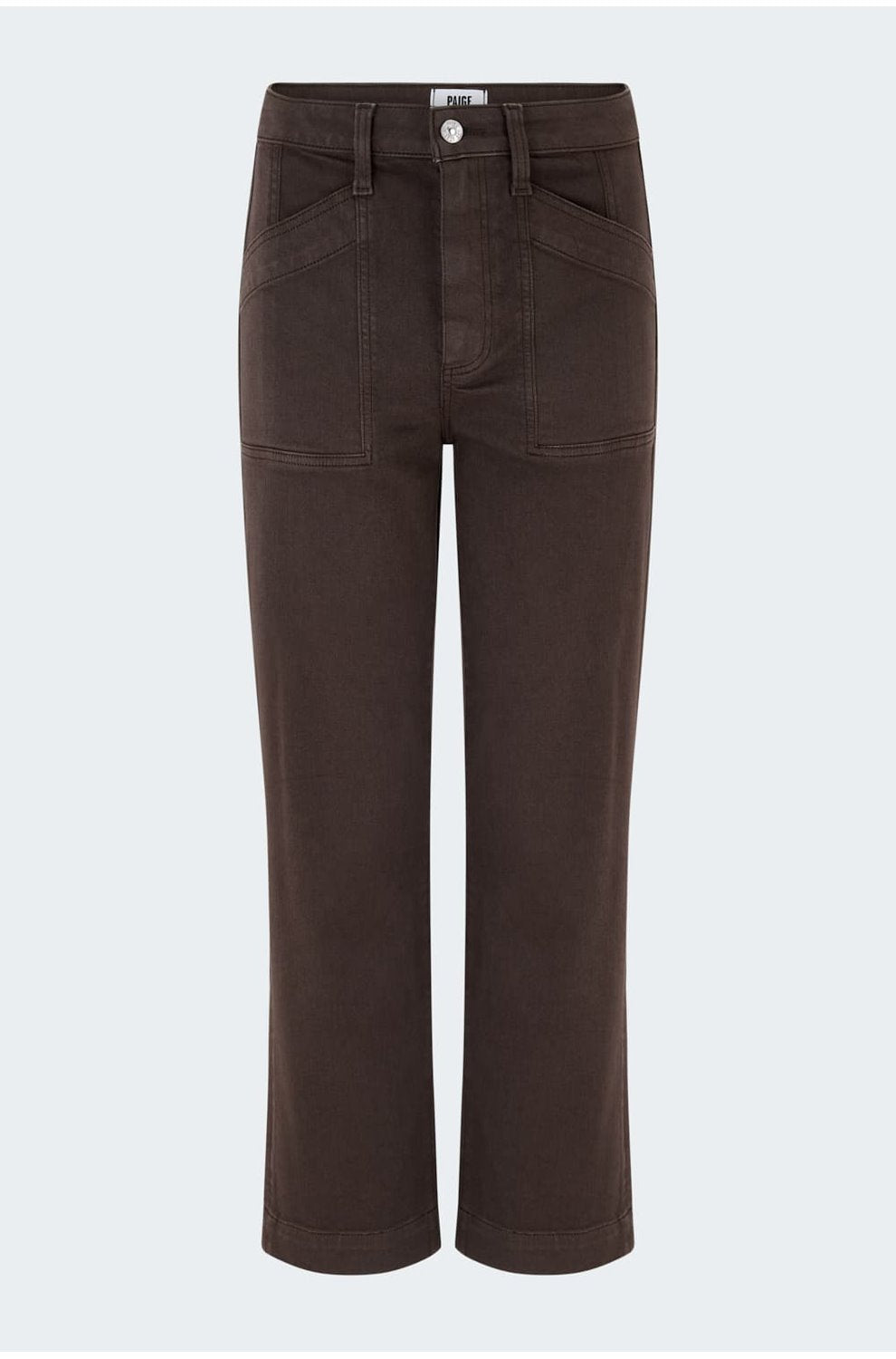 Quincy Ankle Straight Trouser in Rich Chocolate