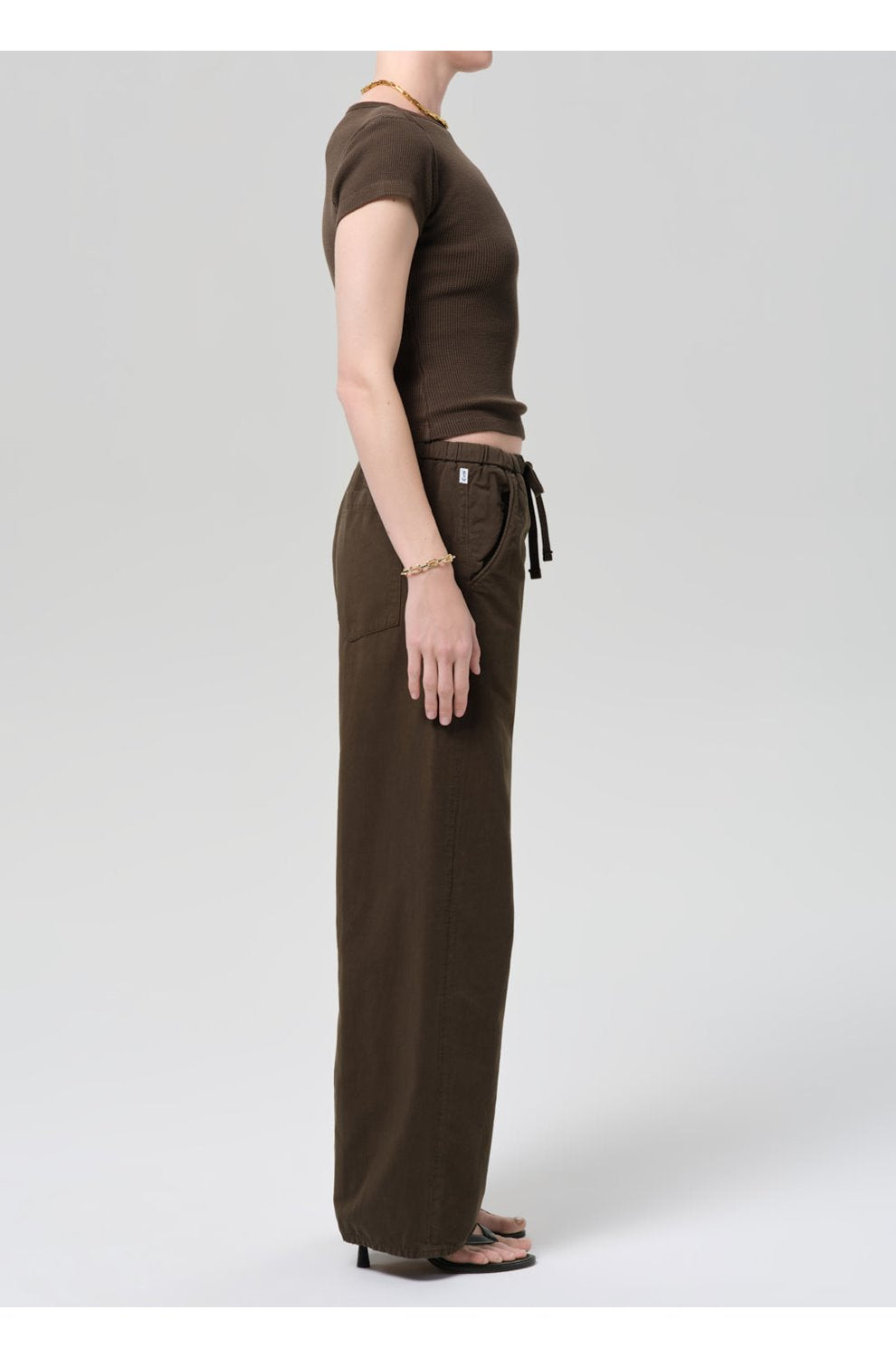 Aurora Pull On Pant in Moss