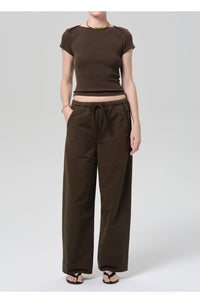Aurora Pull On Pant in Moss