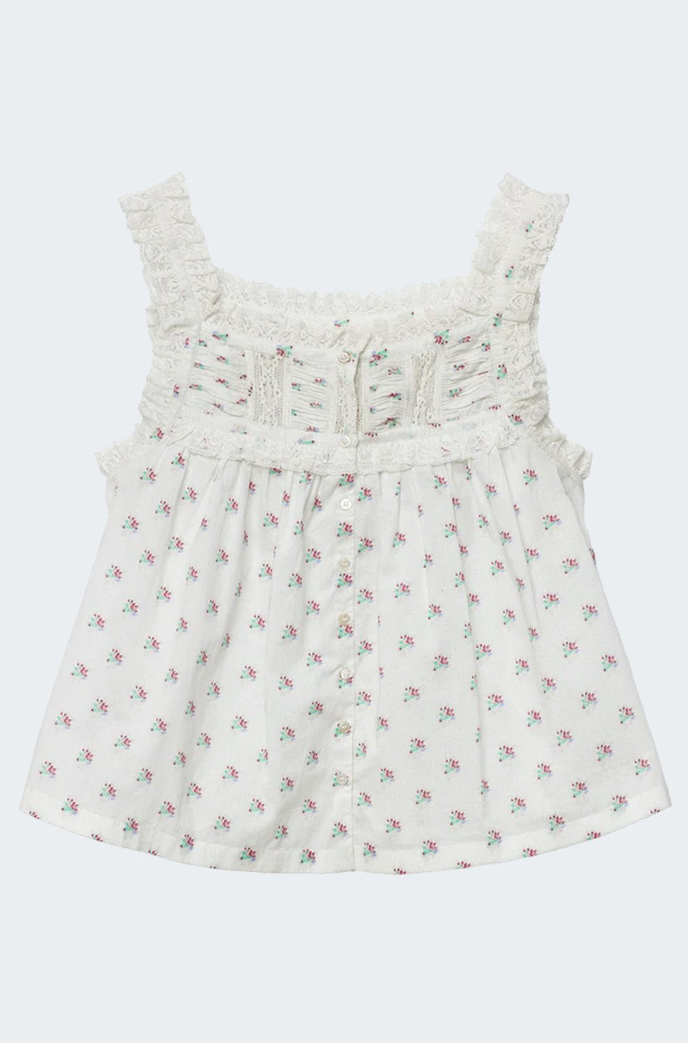 Fidella Top in Posy Calico