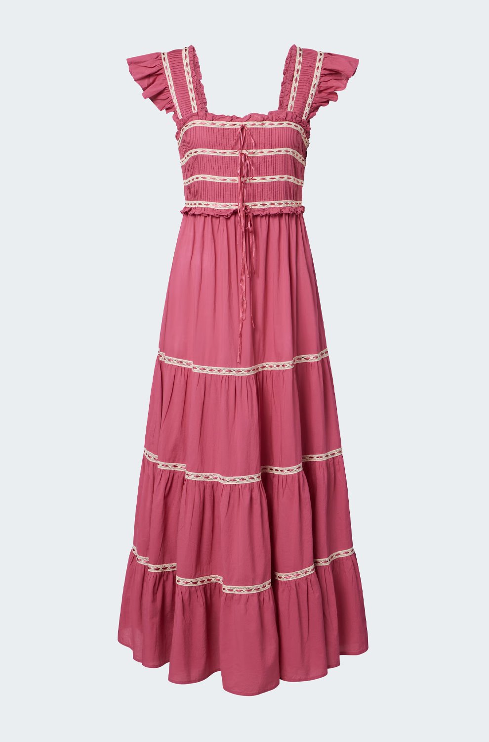 Chandra Dress in Dusty Rose