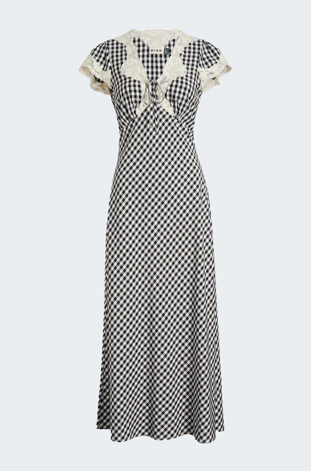 Amari Dress in Beth Check Black