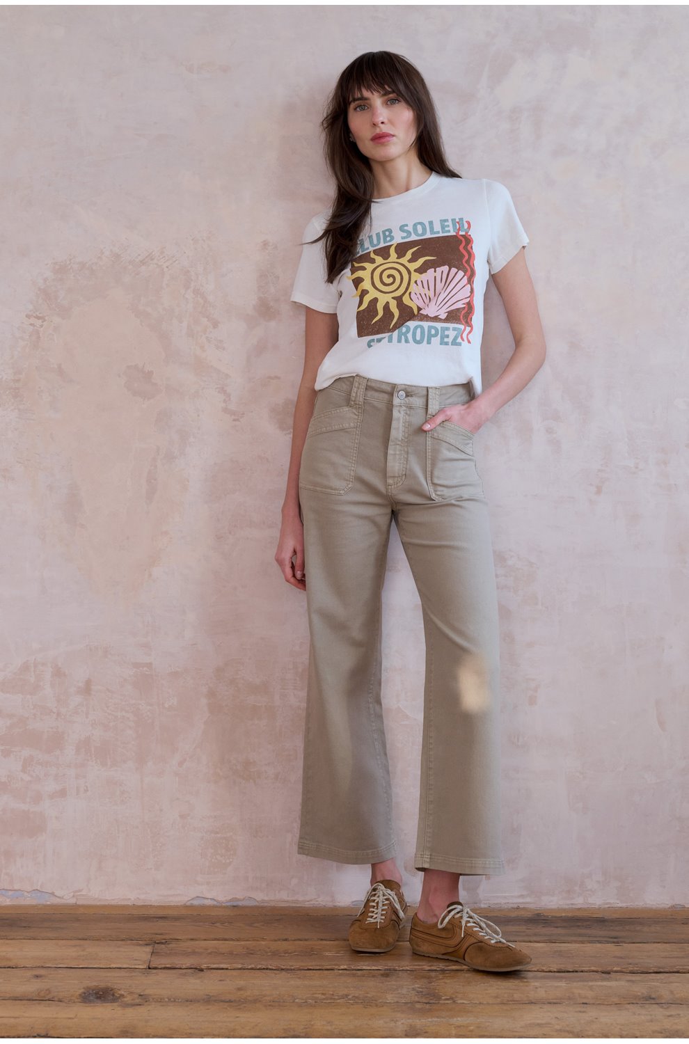 Ari Trouser in Vintage Beechwood