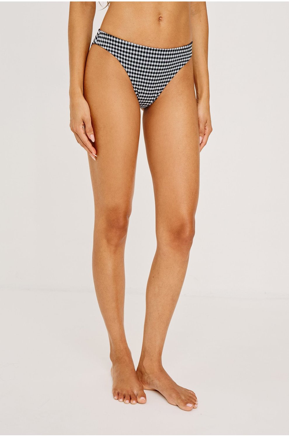 Corsica Bottoms Black and White Gingham