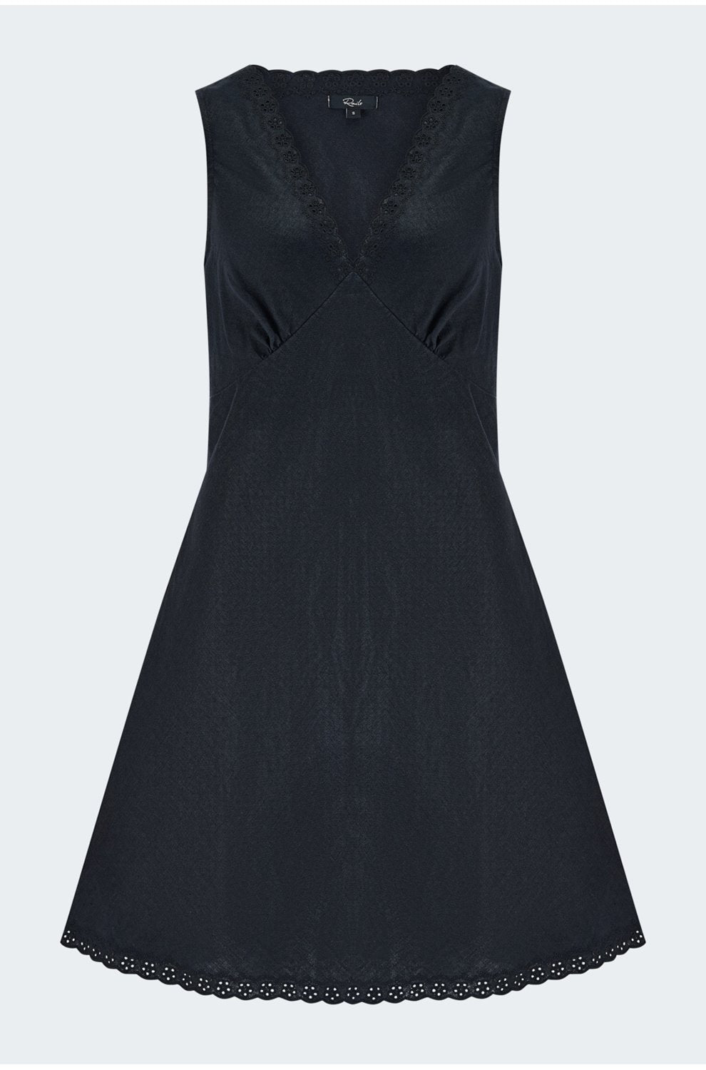 Bex Dress in Black Linen