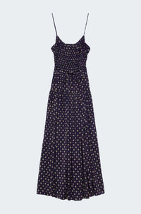 Safia Dress in Blue Cadiz Foulard