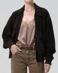 Vivienne Jacket in Chocolate Brown