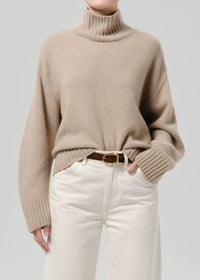 Scout Turtleneck Sweater in Fawn