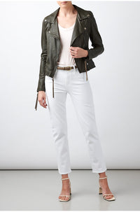 Hoxton Straight Jean in Crisp White