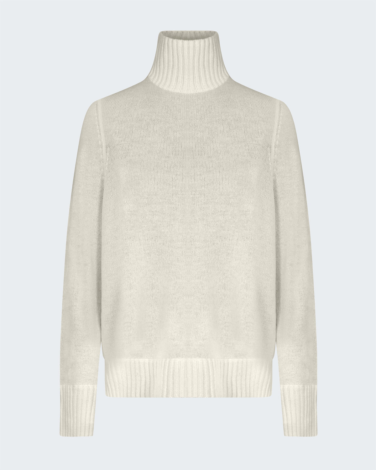 Mockneck Sweater in Cream