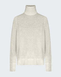 Mockneck Sweater in Cream